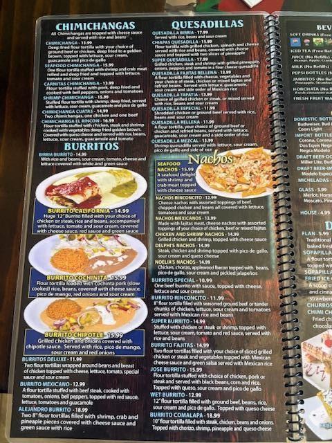 El Rinconcito Menu image 1